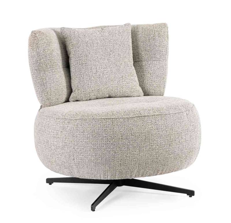 Bizzotto Drehsessel Sessel Gonnie aus Chenille-Stoff von Bizzotto