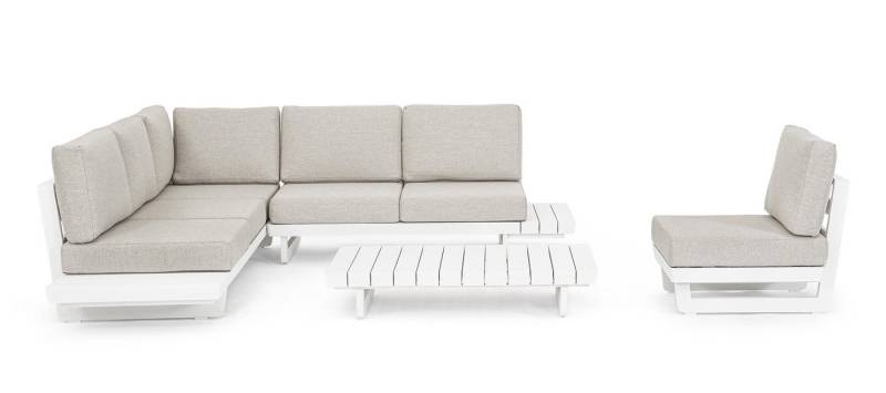 Bizzotto Ecksofa Ecksofa Infinity mit Kissen, Weiß von Bizzotto