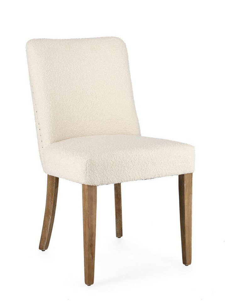 Bizzotto Esszimmerstuhl Esszimmerstuhl Beatriz aus Bouclé-Stoff von Bizzotto