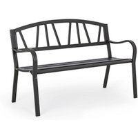 Bizzotto Gartenbank »Janelle«, Metall, 2-Sitzer, BxHxT: 123 x 87 x 57 cm - grau von Bizzotto