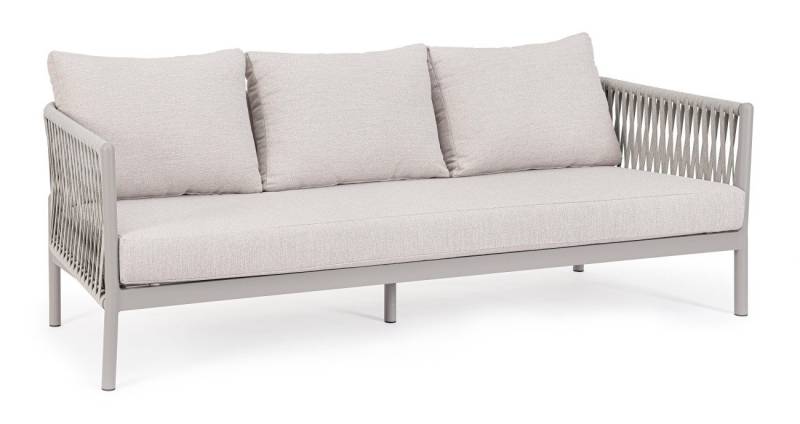 Bizzotto Gartensofa Gartensofa Florencia aus Aluminium, Sand Bizzotto Gartensofa Gartensofa Florencia aus Aluminium, Sand von Bizzotto
