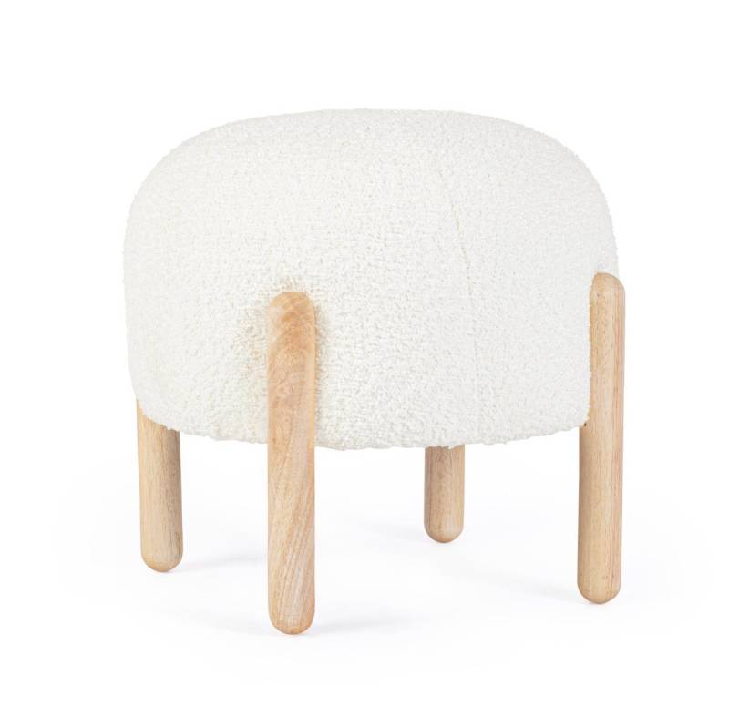 Bizzotto Hocker Dayla aus Boucle-Stoff von Bizzotto