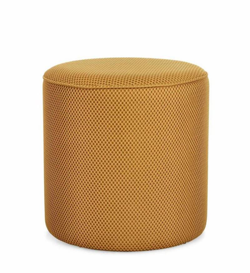 Bizzotto Pouf Olesya aus Waben-Stoff Ø 42 cm von Bizzotto