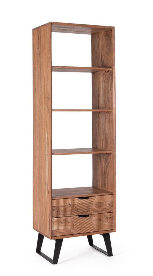 Bizzotto Regal Isar aus Akazienholz, 58 cm, Fronte aus handgefertigten Schnitzereien Bizzotto Regal Isar aus Akazienholz, 58 cm, Fronte aus handgefertigten Schnitzereien von Bizzotto