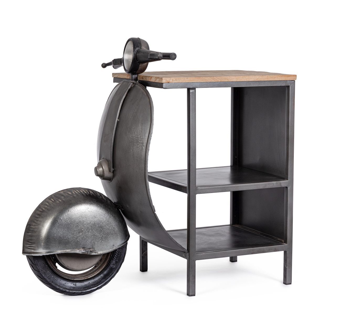 Bizzotto Regal Vespa aus Metall, Grau Bizzotto Regal Vespa aus Metall, Grau von Bizzotto
