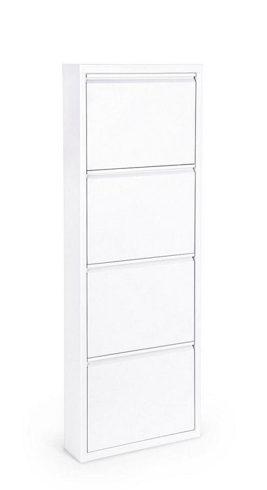 Bizzotto Schuhregal Eyvin aus Metall 4er, Weiß Bizzotto Schuhregal Eyvin aus Metall 4er, Weiß von Bizzotto