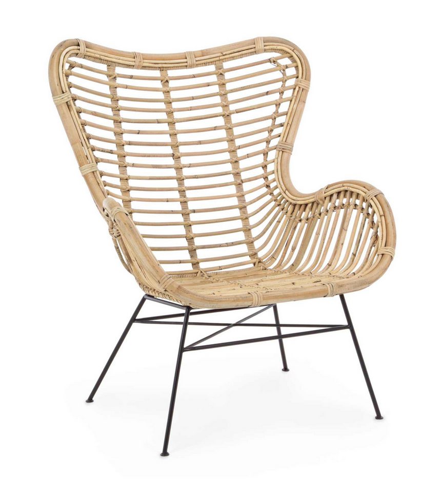 Bizzotto Sessel Casilda aus Rattan, Natur von Bizzotto