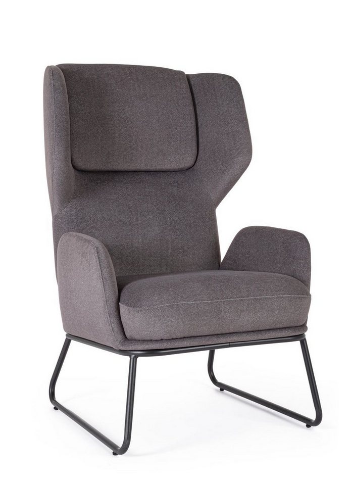 Bizzotto Sessel Ophelia aus Stoff, Dunkelgrau Bizzotto Sessel Ophelia aus Stoff, Dunkelgrau von Bizzotto