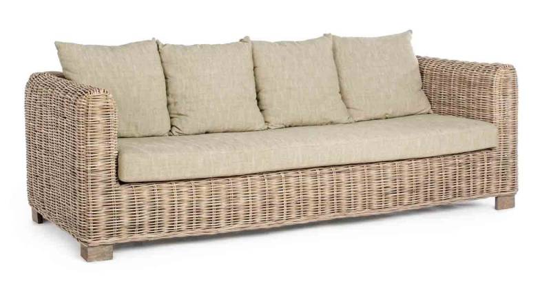 Bizzotto Sofa Rattansofa Fortaleza, 3 Sitzer Bizzotto Sofa Rattansofa Fortaleza, 3 Sitzer von Bizzotto