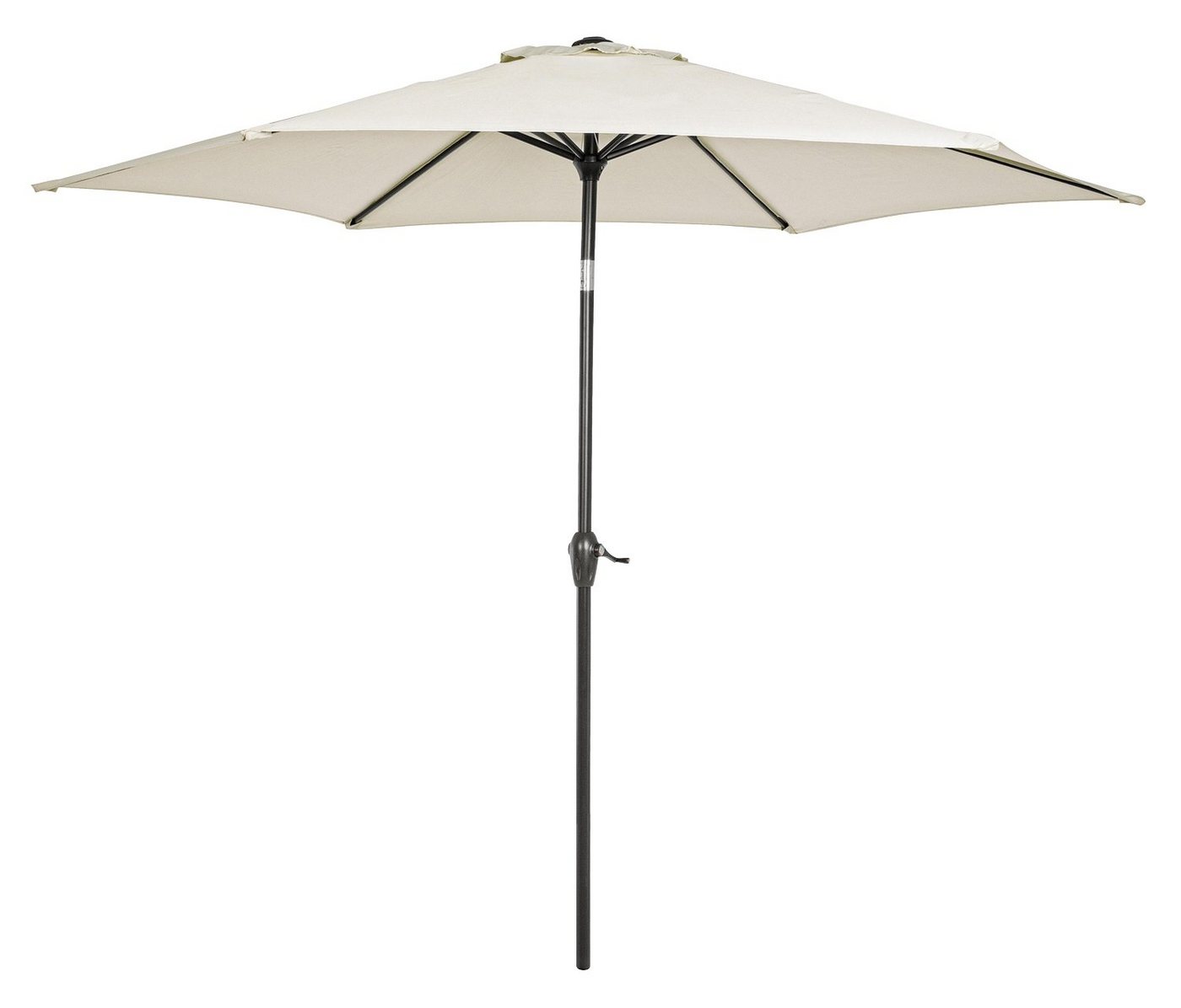 Bizzotto Sonnenschirm KALIFE, Beige, Ø 270 cm, Aluminium, Kippfunktion, Polyesterschirm, ohne Schirmständer von Bizzotto