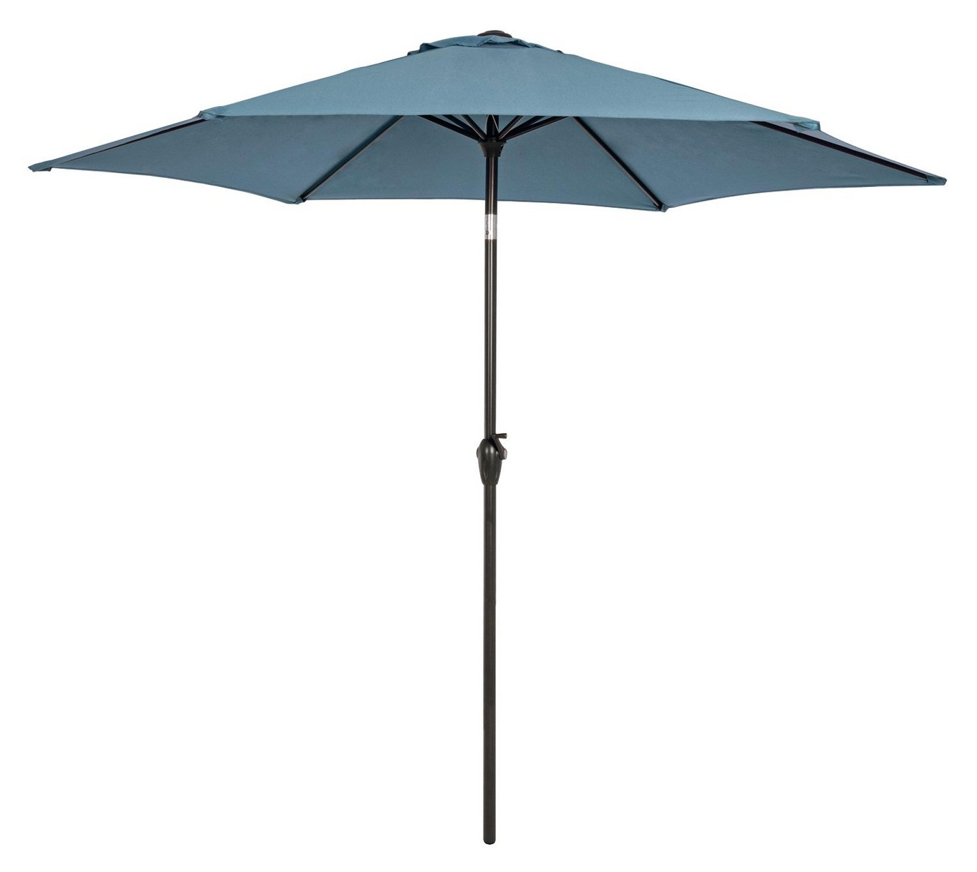 Bizzotto Sonnenschirm KALIFE, Blau, Ø 270 cm, Aluminium, Kippfunktion, Polyesterschirm, ohne Schirmständer von Bizzotto