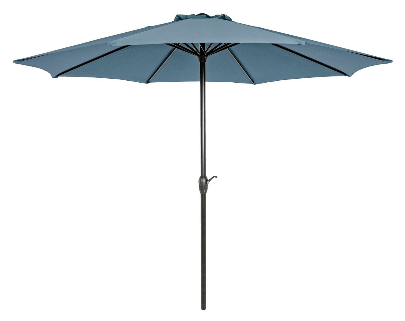 Bizzotto Sonnenschirm KALIFE, Blau, Ø 300 cm, Aluminium, Kippfunktion, Polyesterschirm, ohne Schirmständer von Bizzotto