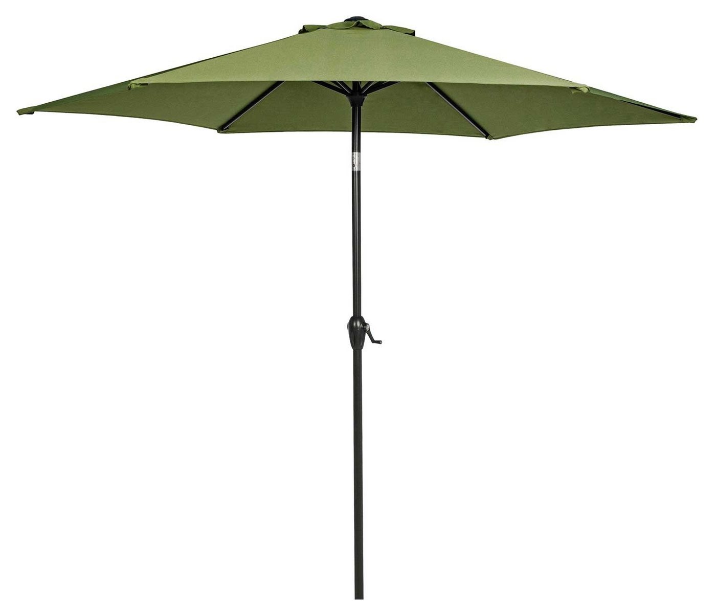 Bizzotto Sonnenschirm KALIFE, Grün, Ø 270 cm, Aluminium, Kippfunktion, Polyesterschirm, ohne Schirmständer von Bizzotto