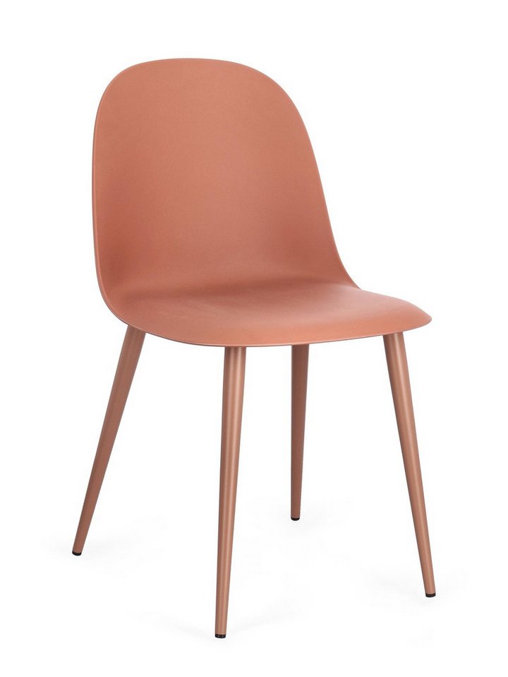 Bizzotto Stuhl Ella 4er-Set aus Kunststoff, Rot Bizzotto Stuhl Ella 4er-Set aus Kunststoff, Rot von Bizzotto