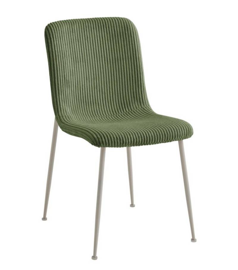 Bizzotto Stuhl Rinas 4er-Set mit Cordbezug, Grün Bizzotto Stuhl Rinas 4er-Set mit Cordbezug, Grün von Bizzotto