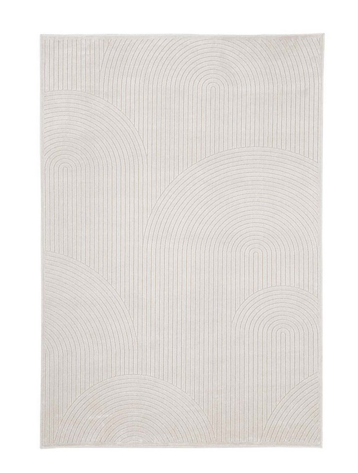 Bizzotto Teppich Klab aus Viskose 160x230 cm, Beige, Rechteckig, Höhe: 1.0 mm Bizzotto Teppich Klab aus Viskose 160x230 cm, Beige, Rechteckig, Höhe: 1.0 mm von Bizzotto
