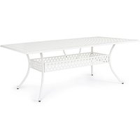 Bizzotto Tisch »Ivrea«, BxHxL: 107 x 73 x 213 cm, Tischplatte: Aluminium - weiss von Bizzotto