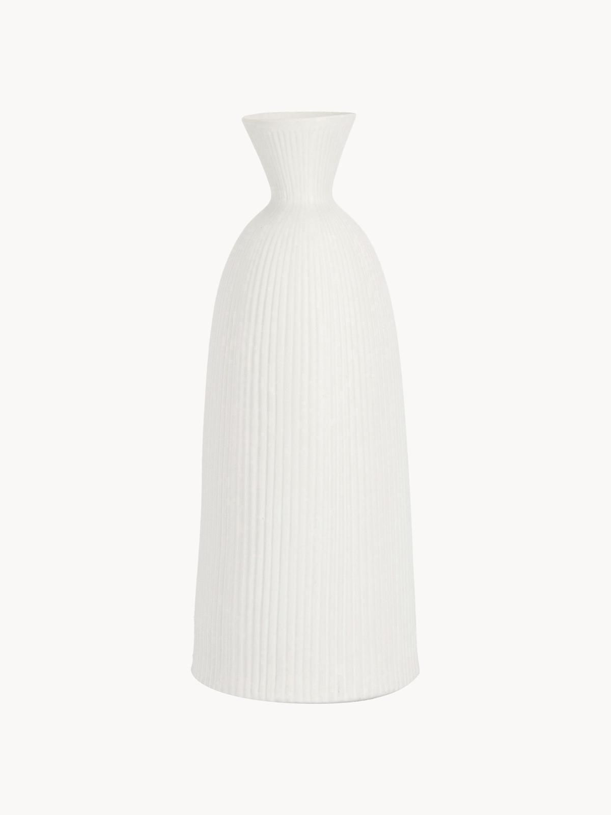 Keramik Design-Vase Striped, H 46 cm von Bizzotto