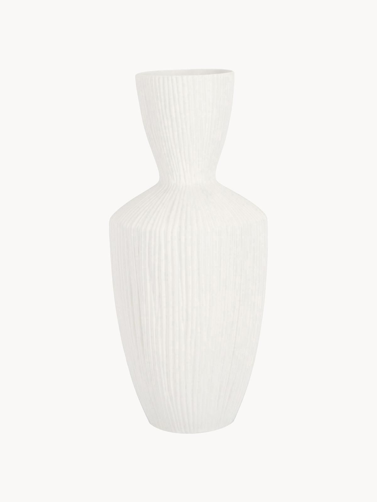 Keramik Design-Vase Striped, H 47 cm von Bizzotto