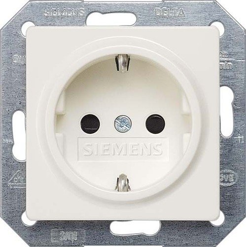 BJC Delta i-sys weiß – Steckdose Netzteil Schraubklemmen 55 x 55 mm weiß Titan Delta BJC Delta i-sys weiß – Steckdose Netzteil Schraubklemmen 55 x 55 mm weiß Titan Delta von SIEMENS