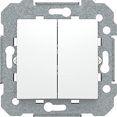 BJC EF-23510-X Viva Doppelschalter mit Klammern, Weiß von BJC