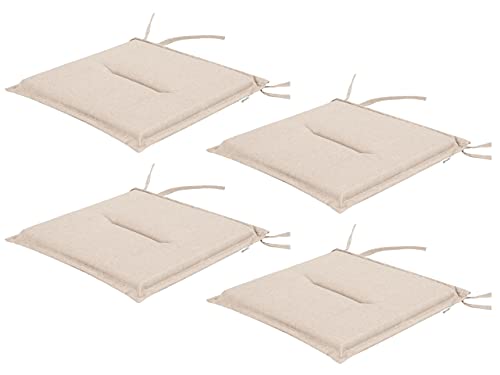 Bjird 4er Set Stuhlauflagen für Gartenmöbel Sitzpolster für Gartenstühle, Gartenmöbelauflagen, Sitzkissen, Stuhlkissen, Gartenstuhl-Auflage - 45x45x4 cm, Polsterauflagen Outdoor/Indoor geeignet Bjird 4er Set Stuhlauflagen für Gartenmöbel Sitzpolster für Gartenstühle, Gartenmöbelauflagen, Sitzkissen, Stuhlkissen, Gartenstuhl-Auflage - 45x45x4 cm, Polsterauflagen Outdoor/Indoor geeignet von Bjird