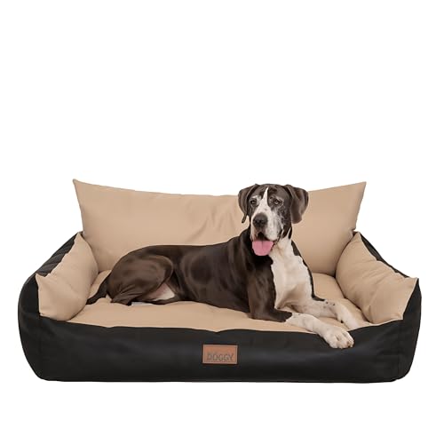 Bjird Hundebett Grosse Hunde Wasserdicht - Hundedecke Sofa, Hundebett Mittelgroße Hunde - Joker Waschbares Hundesofa mit Herausnehmbarem Kissen - Oeko-Tex Hundekissen Dog Bed 132x106 cm Beige XXXL Bjird Hundebett Grosse Hunde Wasserdicht - Hundedecke Sofa, Hundebett Mittelgroße Hunde - Joker Waschbares Hundesofa mit Herausnehmbarem Kissen - Oeko-Tex Hundekissen Dog Bed 132x106 cm Beige XXXL von Bjird