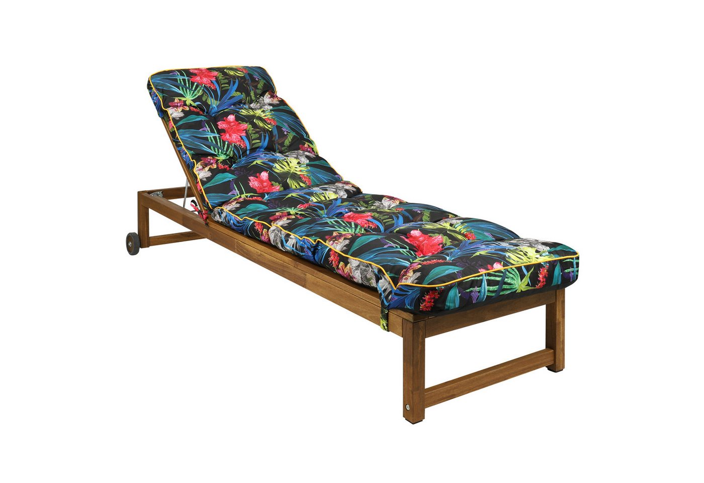 Bjird Liegenauflage Auflage für Gartenliege Hugo 201x55x8 cm, Auflagen für Deckchair, Polsterauflage für Sonnenliege - gesteppt von Bjird