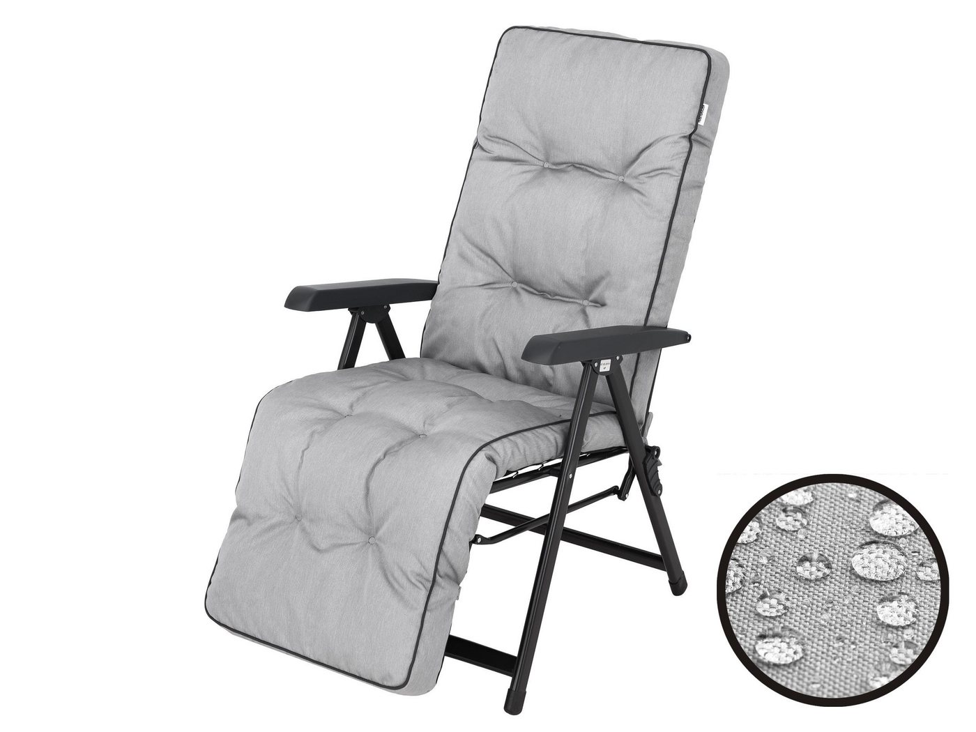 Bjird Liegenauflage Auflage für Liegestuhl 160x50x8, extra dicke Polsterauflage für klappbare Gartenliege/Sonnenliege von Bjird