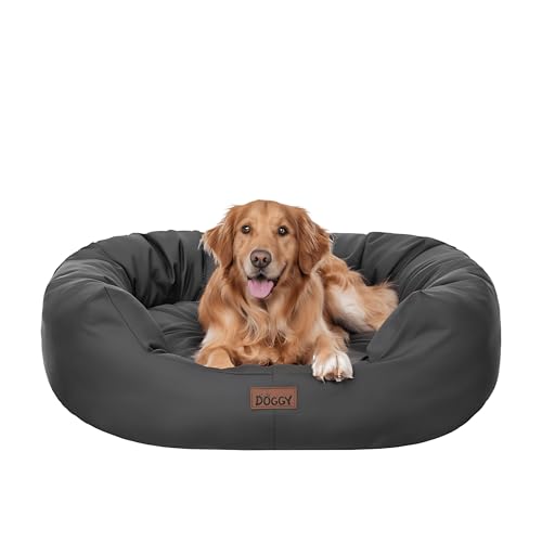 Bjird Oval Hundebett Grosse Hunde Wasserdicht - Hundedecke Sofa, Hundebett Mittelgroße Hunde - Waschbares Hundesofa - Oeko-Tex Hundekissen Dog Bed 114x94 cm Graphit XXL Bjird Oval Hundebett Grosse Hunde Wasserdicht - Hundedecke Sofa, Hundebett Mittelgroße Hunde - Waschbares Hundesofa - Oeko-Tex Hundekissen Dog Bed 114x94 cm Graphit XXL von Bjird