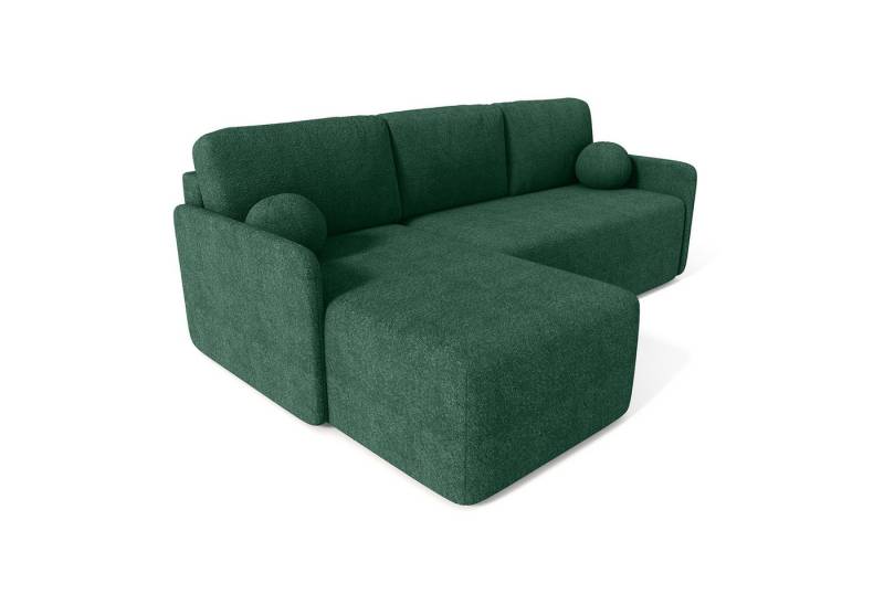 Björn&Schiller Ecksofa Schlafsofa mit Bettkasten, 212x92x142cm, 3 Sitzer, pflegeleicht Bezug, bequemes Sofa mit Schlaffunktion für Wohnzimmer, Schlafcouch von Björn&Schiller