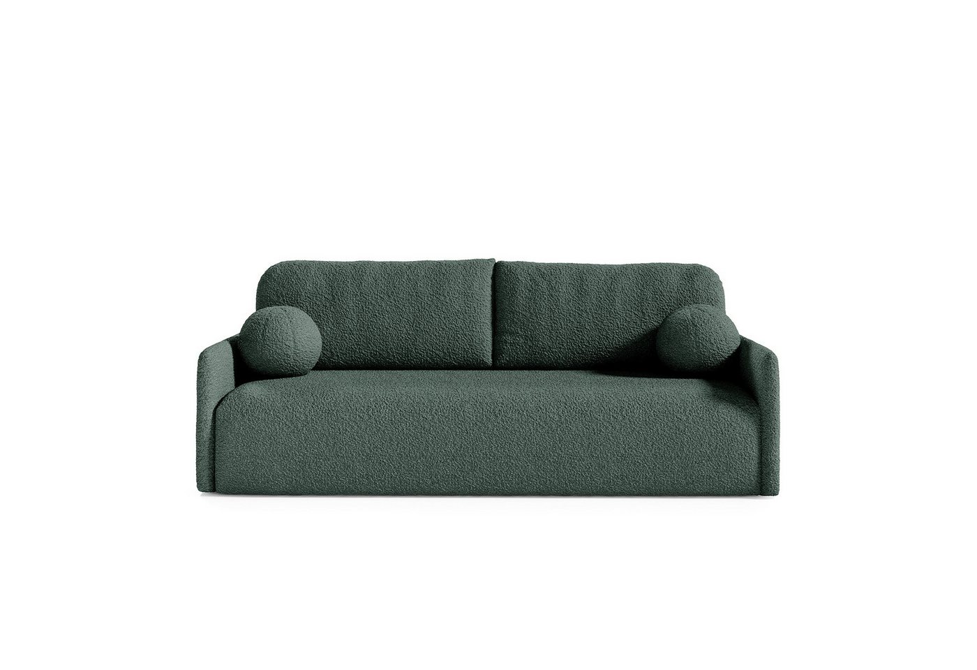 Björn&Schiller Sofa Schlafsofa mit Bettkasten, 206x 95x87cm, 3 Sitzer, pflegeleicht Bezug, bequemes Sofa mit Schlaffunktion für Wohnzimmer, Schlafcouch von Björn&Schiller