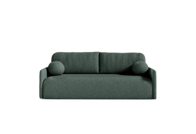 Björn&Schiller Sofa Schlafsofa mit Bettkasten, 206x 95x87cm, 3 Sitzer, pflegeleicht Bezug, bequemes Sofa mit Schlaffunktion für Wohnzimmer, Schlafcouch von Björn&Schiller