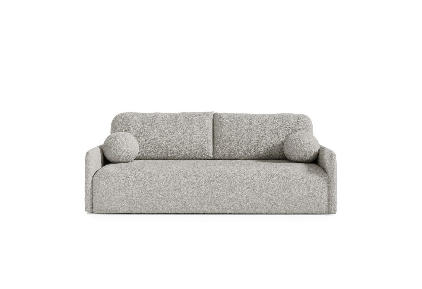 Björn&Schiller Sofa Schlafsofa mit Bettkasten, 206x 95x87cm, 3 Sitzer, pflegeleicht Bezug, bequemes Sofa mit Schlaffunktion für Wohnzimmer, Schlafcouch von Björn&Schiller