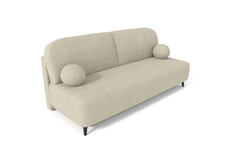 Björn&Schiller Sofa Schlafsofa mit Bettkasten,198x90x86 cm, 3 Sitzer, pflegeleicht Bezug, bequemes Sofa mit Schlaffunktion für Wohnzimmer, Schlafcouch von Björn&Schiller