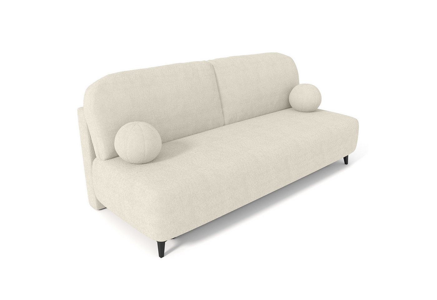 Björn&Schiller Sofa Schlafsofa mit Bettkasten,198x90x86 cm, 3 Sitzer, pflegeleicht Bezug, bequemes Sofa mit Schlaffunktion für Wohnzimmer, Schlafcouch von Björn&Schiller