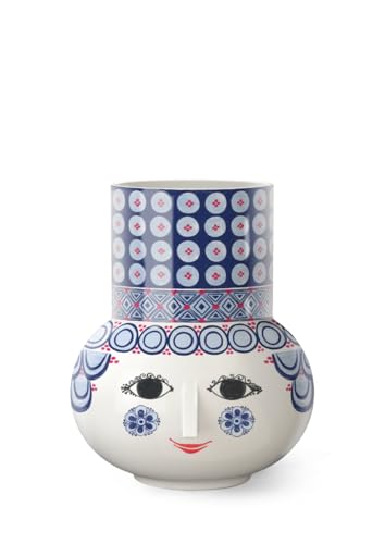 Bjorn Wiinblad Olga Vase, Blau, 20,1 cm H Bjorn Wiinblad Olga Vase, Blau, 20,1 cm H von Bjørn Wiinblad