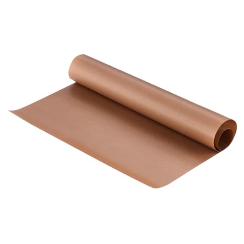 Dauerbackfolie 40X60cm Backpapier Wiederverwendbar Backfolie PTFE Teflonfolien Transfer Blatt Antihaft Handwerkmatte,Hochtemperatur Linoleum Backmatte Dauerbackfolie Macarons (Khaki, One Size) von Bkazwe