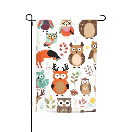 30,5 x 45,7 cm Veranda-Flaggen für alle Jahreszeiten, Outdoor-Flaggen, Hof-Dekoration, Terrassen-Flagge, Innenhof-Dekoration von Bkdogkt