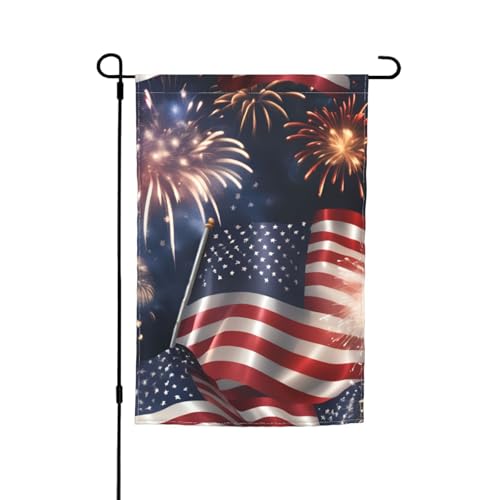 Amerikanische Patriotische Flagge 4. Juli – 30,5 x 45,7 cm – für Veranda, alle Jahreszeiten, Hofdekoration Amerikanische Patriotische Flagge 4. Juli – 30,5 x 45,7 cm – für Veranda, alle Jahreszeiten, Hofdekoration von Bkdogkt
