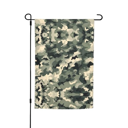 Digital Armee Tarnung Flagge 30,5 x 45,7 cm für Veranda, Allwetter-Veranda, Outdoor, Hof, Terrasse, Hofdekoration von Bkdogkt