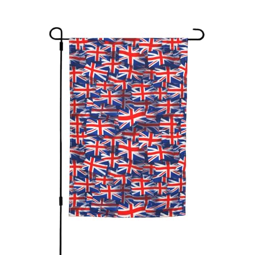 Flagge des Vereinigten Königreichs, Druck, 30,5 x 45,7 cm, Veranda, Ganzjahresflaggen, Hofdekoration, Terrassen-Flagge, Innenhof-Dekoration von Bkdogkt