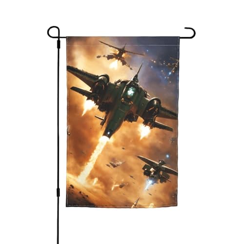 Kampfflugzeuge, 30,5 x 45,7 cm, für Veranda, Allwetter-Flaggen, Outdoor-Flaggen, Hofdekoration Kampfflugzeuge, 30,5 x 45,7 cm, für Veranda, Allwetter-Flaggen, Outdoor-Flaggen, Hofdekoration von Bkdogkt