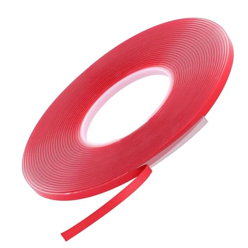 1 Rolle 10M Doppelseitiges Acryl Klebeband, Transparente Klebebänder, Selbstklebende Transparente Dichtlippe, Beidseitig Selbstklebend, Staubschutz, für LED-Lichtstreifen, Glas, Metall und Auto Dekor 1 Rolle 10M Doppelseitiges Acryl Klebeband, Transparente Klebebänder, Selbstklebende Transparente Dichtlippe, Beidseitig Selbstklebend, Staubschutz, für LED-Lichtstreifen, Glas, Metall und Auto Dekor von Bkemkri