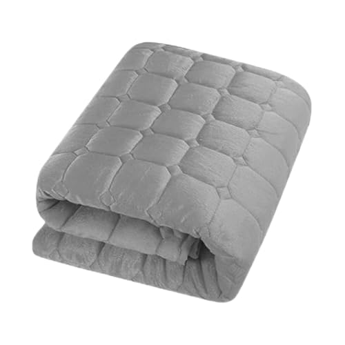 Bkljkf Auflagenbezug Für Kosmetikliegen 180x90 cm rutschfeste Massageliegenauflage Polyester Weiches -Spannbettlaken Grau Weiche Waschbare Atmungsaktive Matte Für Salon Spa Wellness Kosmetik von Bkljkf