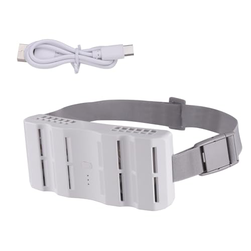 Bkljkf Bauchlüfter | Tragbarer Gürtellüfter mit Clip für Kühlung - Wiederaufladbarer Doppellüfter 3 Geschwindigkeitsstufen für Outdoor Reisen Camping Arbeit Sommer Radfahren Bkljkf Bauchlüfter | Tragbarer Gürtellüfter mit Clip für Kühlung - Wiederaufladbarer Doppellüfter 3 Geschwindigkeitsstufen für Outdoor Reisen Camping Arbeit Sommer Radfahren von Bkljkf