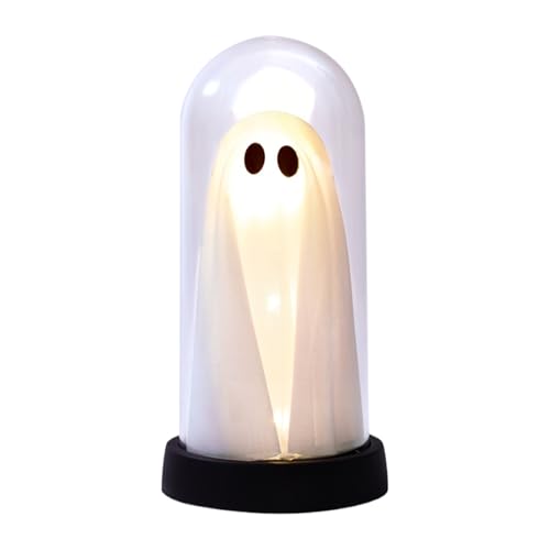 Bkljkf Beleuchtetes Gespenst Für Draußen, Leuchtender Schwebegeist Fürs Schlafzimmer, Horror Schreibtischdekoration Halloween Deko Für Escape Room Party von Bkljkf