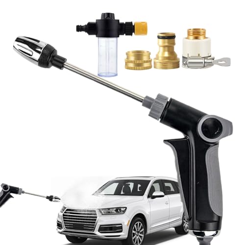 Bkljkf Druckstrahldüse Für Gartenschlauch | Wasserschlauch Sprühdüse,Leichte Aluminiumlegierung Sprüher Für Bewässerung Rasen Auto Reinigen Wasserhahn von Bkljkf