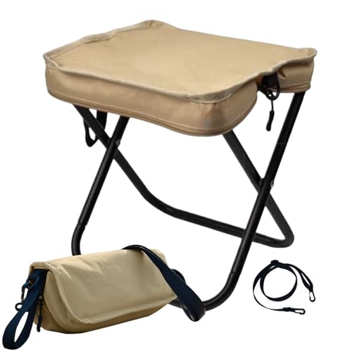 Bkljkf Klappbare Outdoor Stühle,Kompakter Outdoor Klappstuhl Zum Mitnehmen | Leichter Strandsitz Mit Tragegurt Für Camping Angeln Picknick Grillen Bkljkf Klappbare Outdoor Stühle,Kompakter Outdoor Klappstuhl Zum Mitnehmen | Leichter Strandsitz Mit Tragegurt Für Camping Angeln Picknick Grillen von Bkljkf