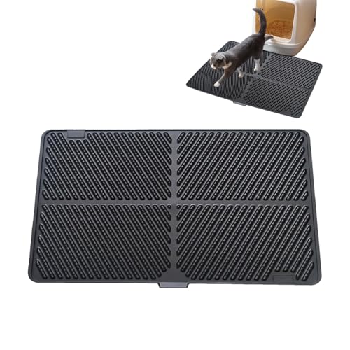Bkljkf Litter Mat | Streu Fang Teppich | Extra Groß Faltbar Wasserdicht Bodenmatte Indoor Katzen Futterplatz Schutz für Wohnung Kitten Zubehör Bkljkf Litter Mat | Streu Fang Teppich | Extra Groß Faltbar Wasserdicht Bodenmatte Indoor Katzen Futterplatz Schutz für Wohnung Kitten Zubehör von Bkljkf